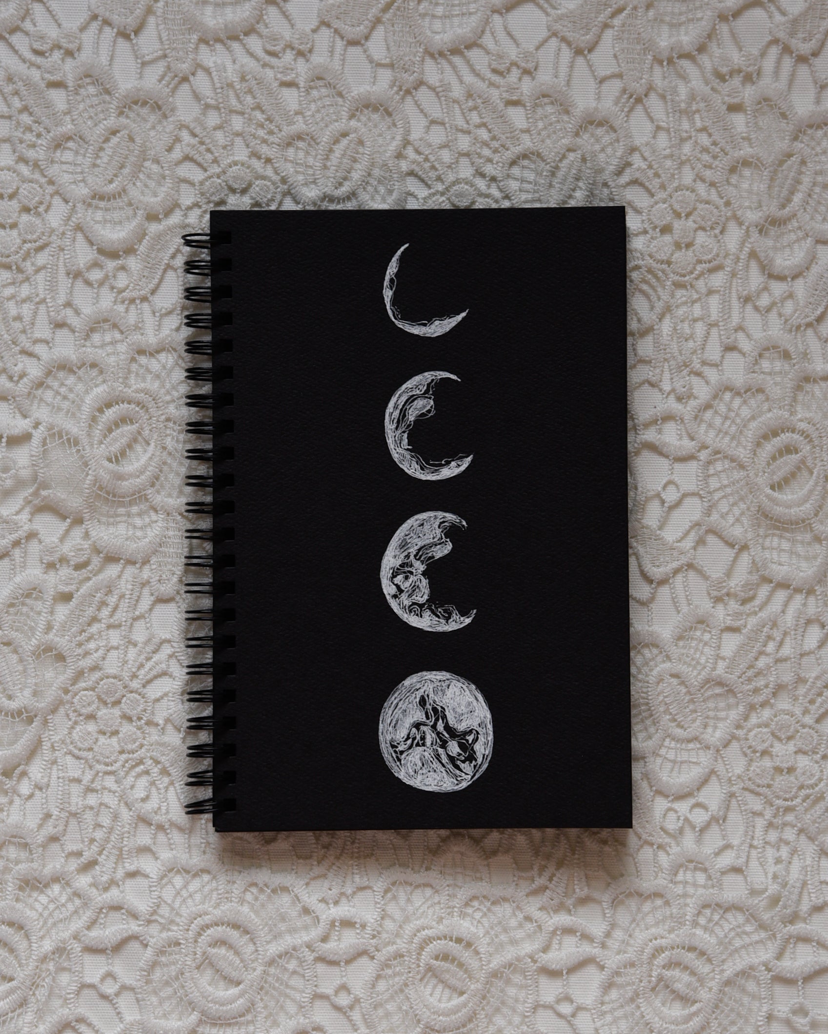 Phases of Moon - Black Paper Journal – Nigarish