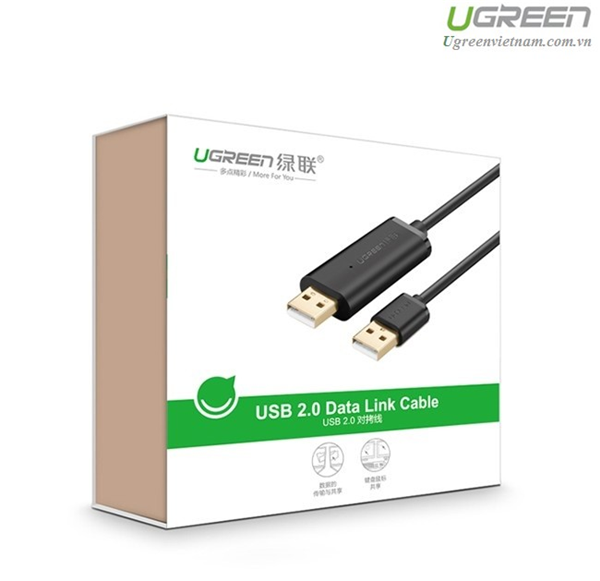 UGREEN US166 USB 2.0 DATA CABLE (2M), Dat Link Cable, High Speed – Aplus