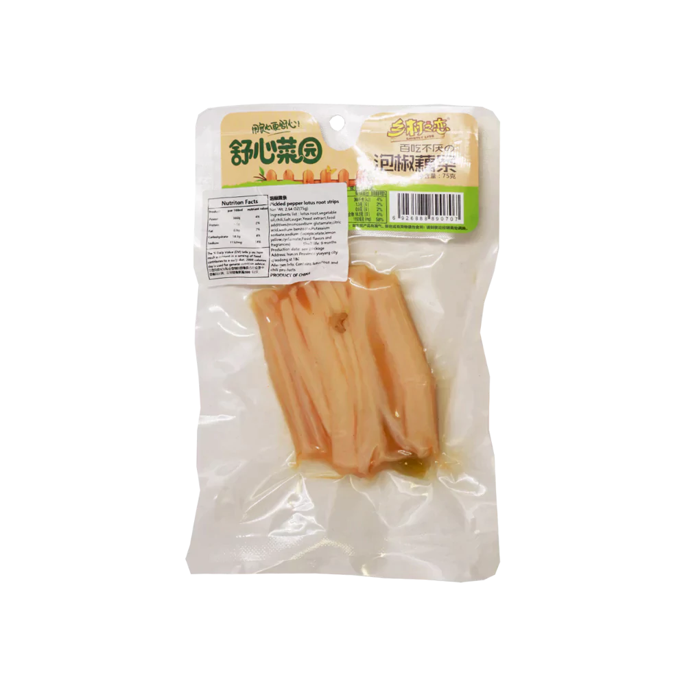舒心菜园 泡椒藕条 75g