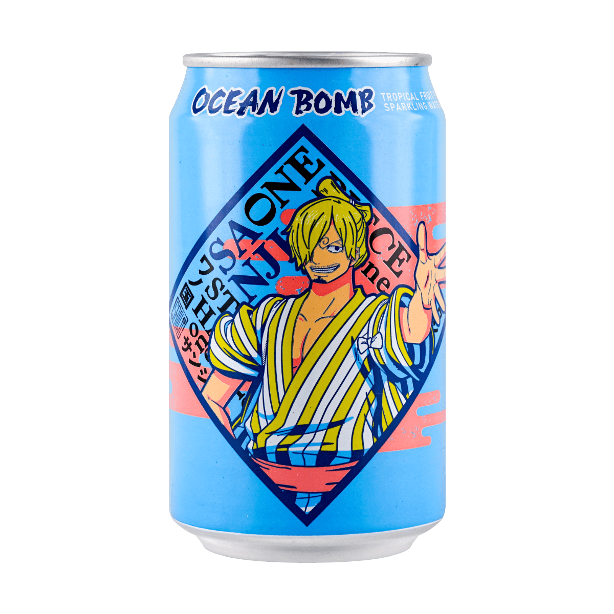 OCEAN BOMB ×海贼王系列 气泡水 热带水果风味 330ml