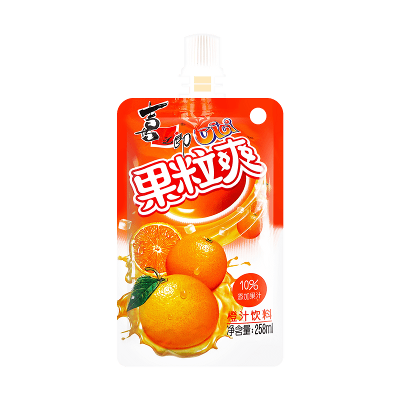 喜之郎 CICI果粒爽 橙汁味 258ml