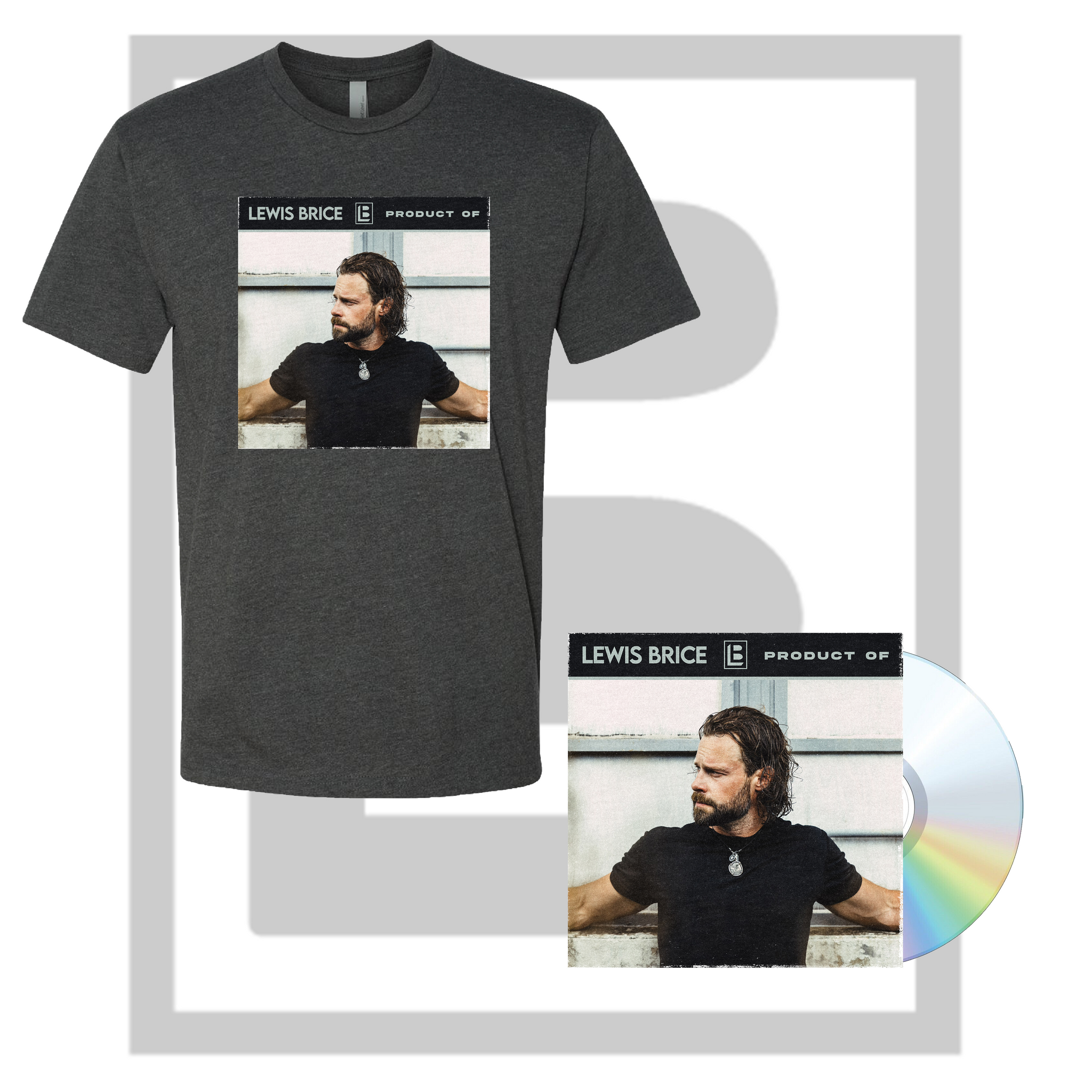 Product Of - T Shirt Autographed CD Bundle) – Lewis Brice