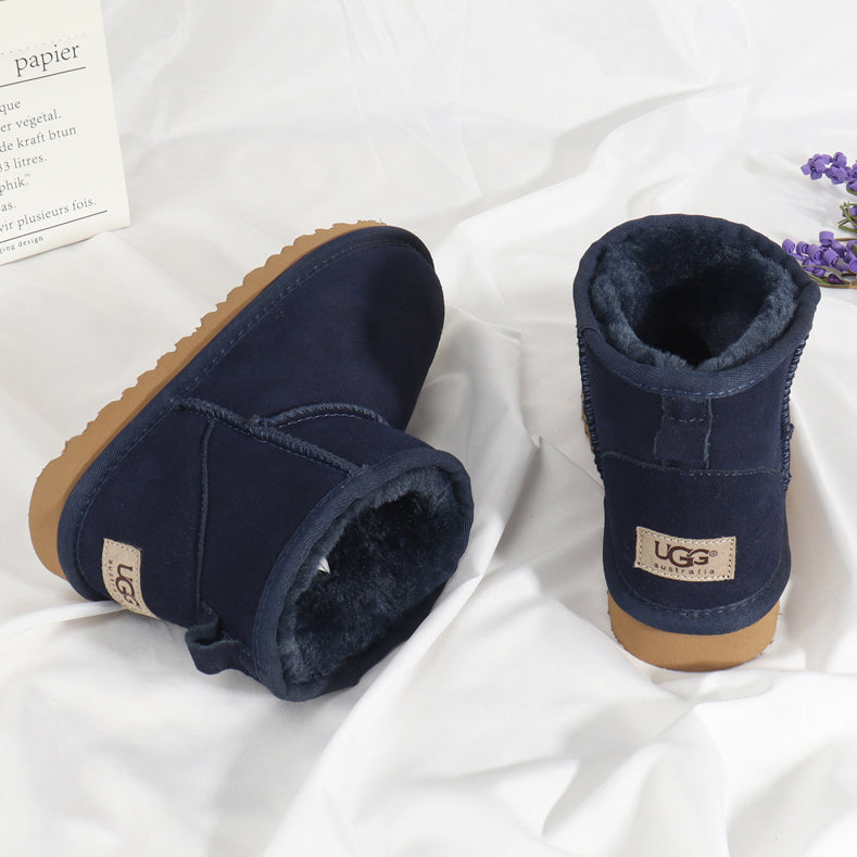 UGG fashion men's and women's mid-tube plush boots snow 