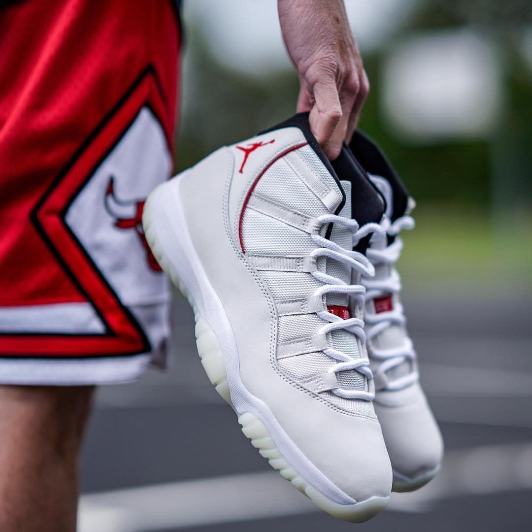 Nike Air Jordan 11 Platinum Tint Sneakers Shoes