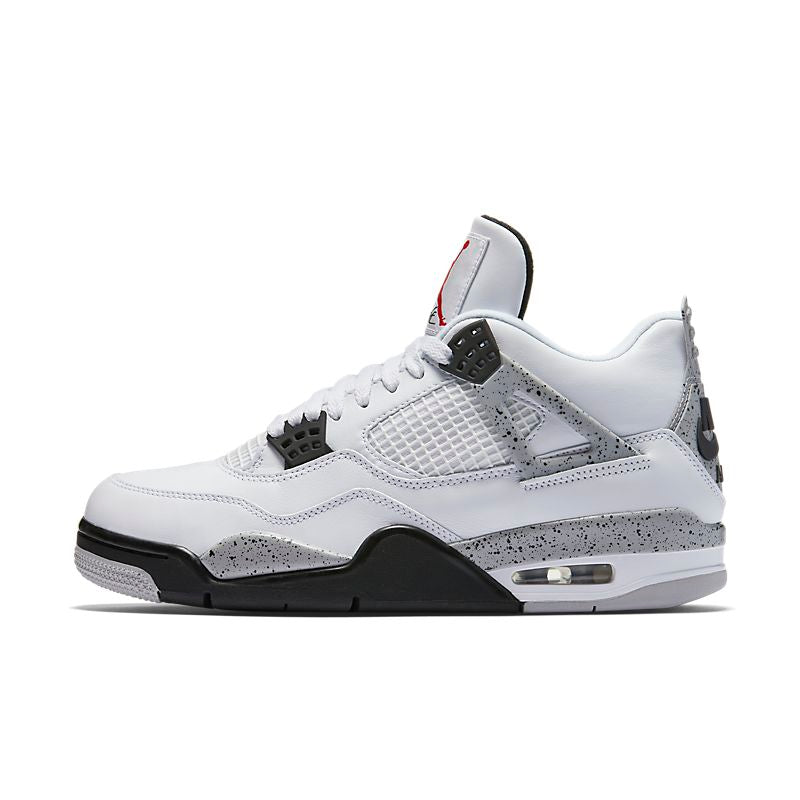 Nike Air Jordan 4 Retro White Cement Sneakers Shoes