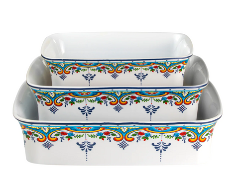 Euro Ceramica Zanzibar Baking Dishes Set