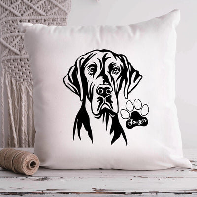 Custom Dog Pillow, Personalized Dog Gifts
