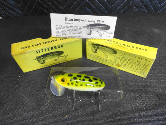 VINTAGE CREEK CHUB TINY TIM IN GRAY & BLACK FISHING LURE IN ORIGINAL B –  ineedths