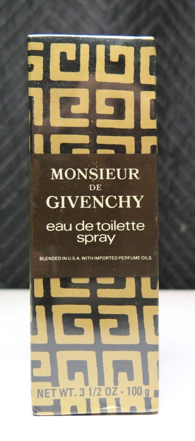 SEALED VINTAGE NOS MONSIEUR DE GIVENCHY EAU DE TOILETTE SPRAY 100 ML 3 –  ineedths