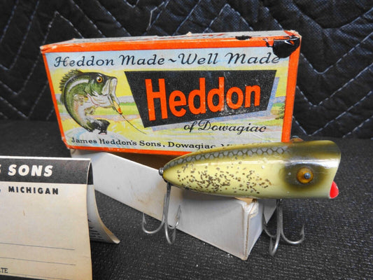 Vintage Heddon Automatic fly reel No. 87 - Red - cleaned and