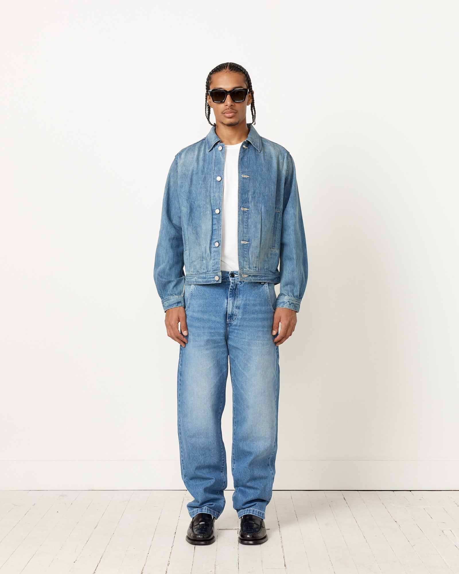 Selvedge Faded Denim Blouson – Mohawk General Store