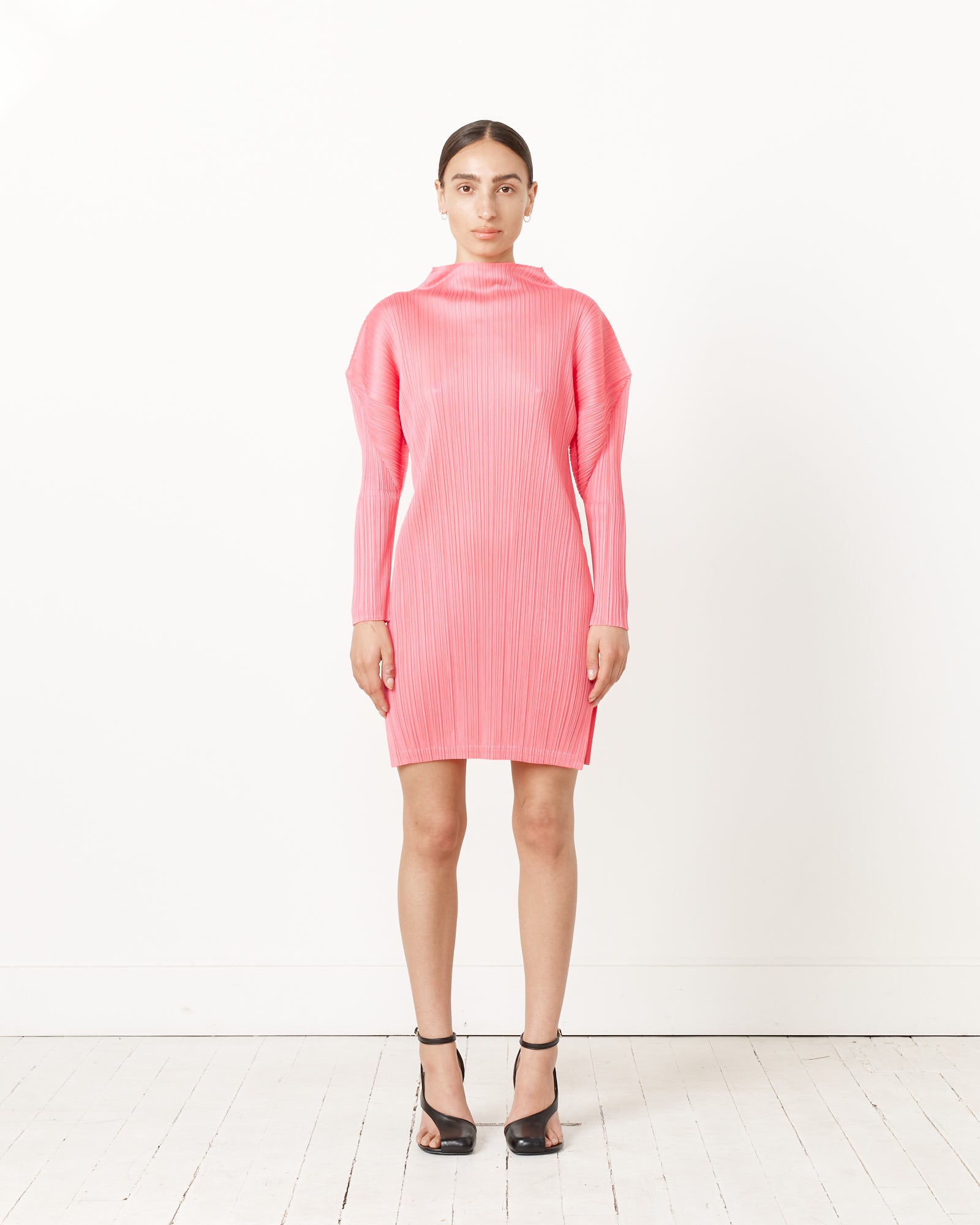 Buy Fluro Pink Elevated Short Sleeve Waist Detail Sweater Dress from Next  Austria