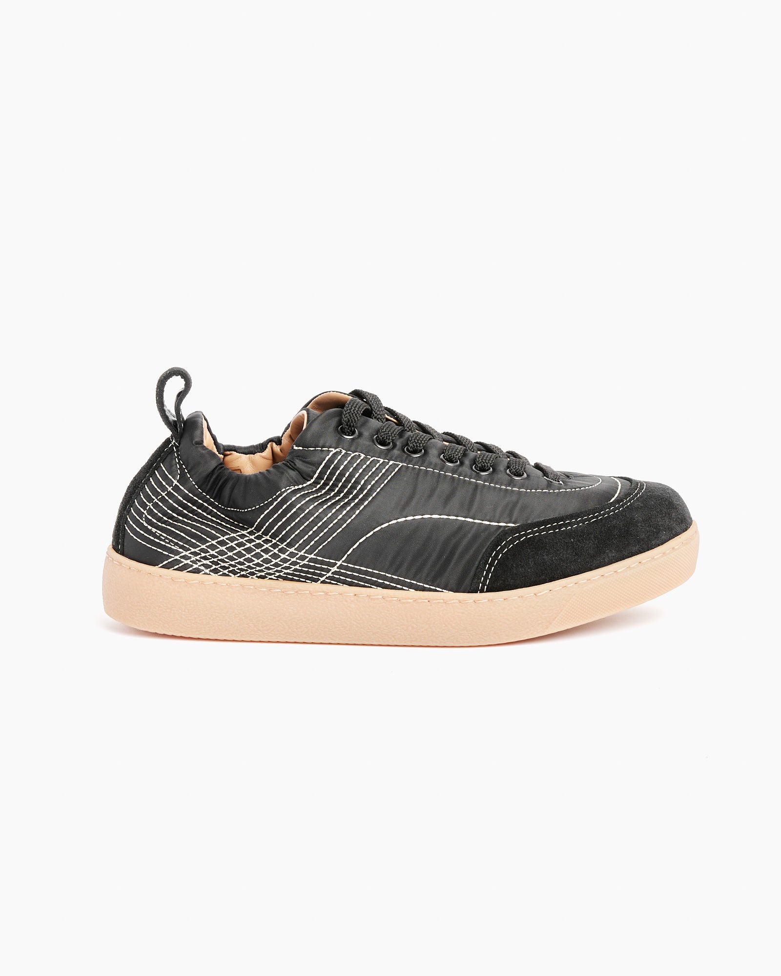 Linoleum Basic Laced Up Trainers in Black – Mohawk General Store