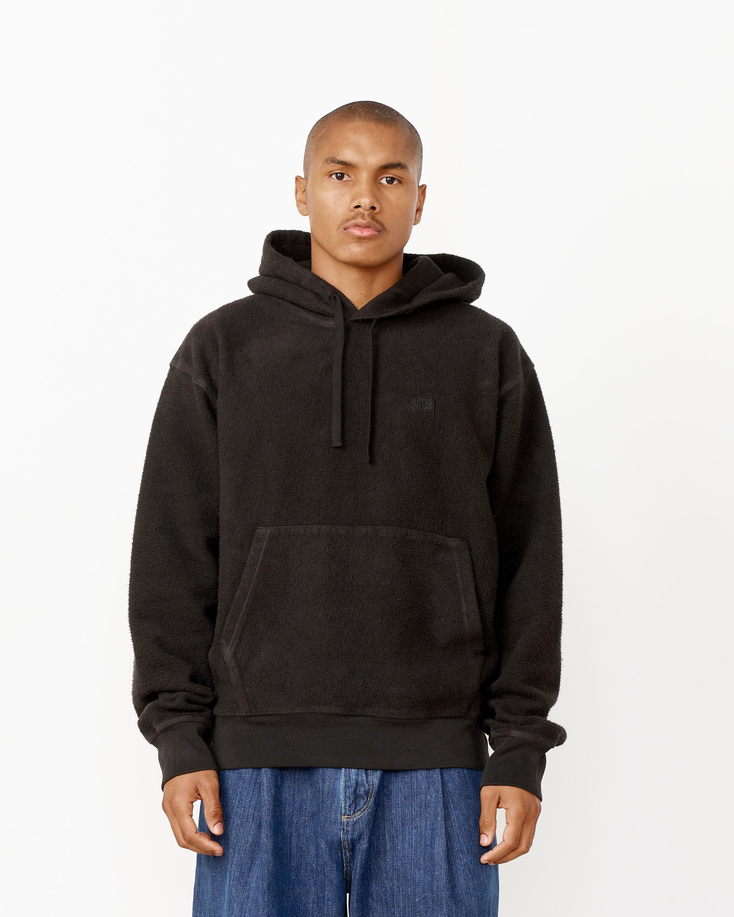 Inside Out Fleece Hood in Black – Mohawk General Store