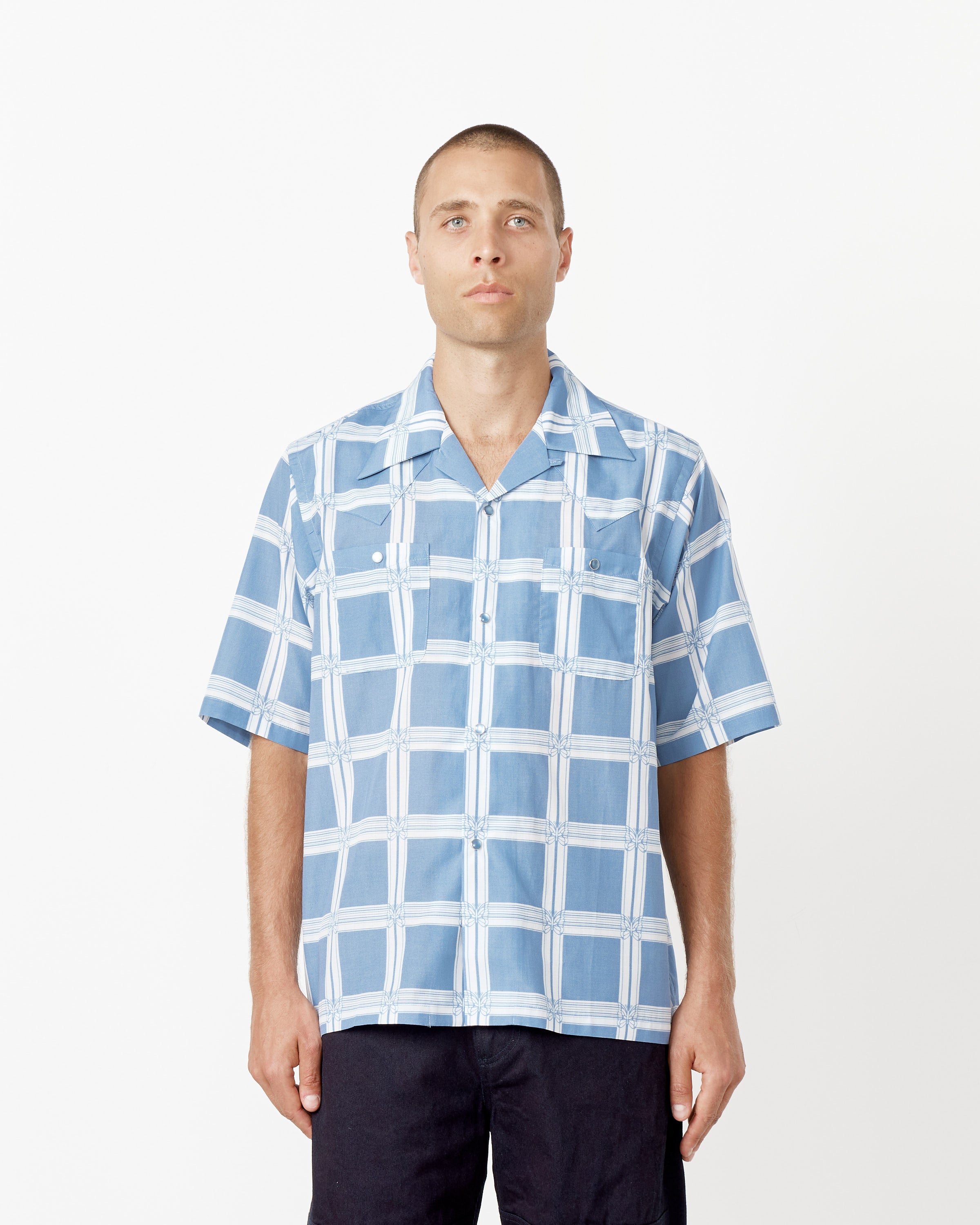 Oriental One-Up Short Sleeve Shirt in Black – Mohawk General Store