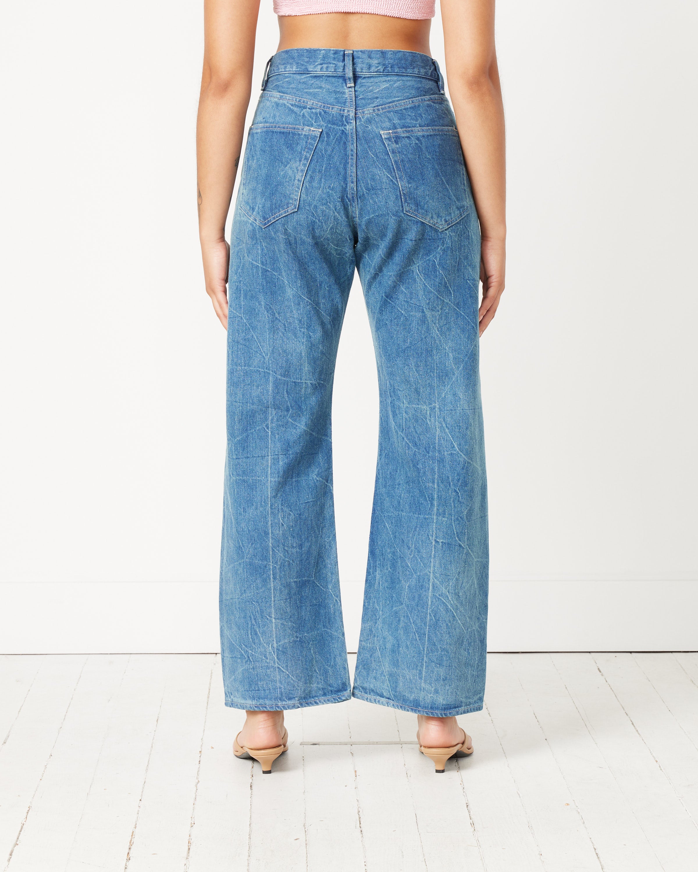 TORAYAEQUIPMENT OVAL WIDE PANTS DENIM - その他