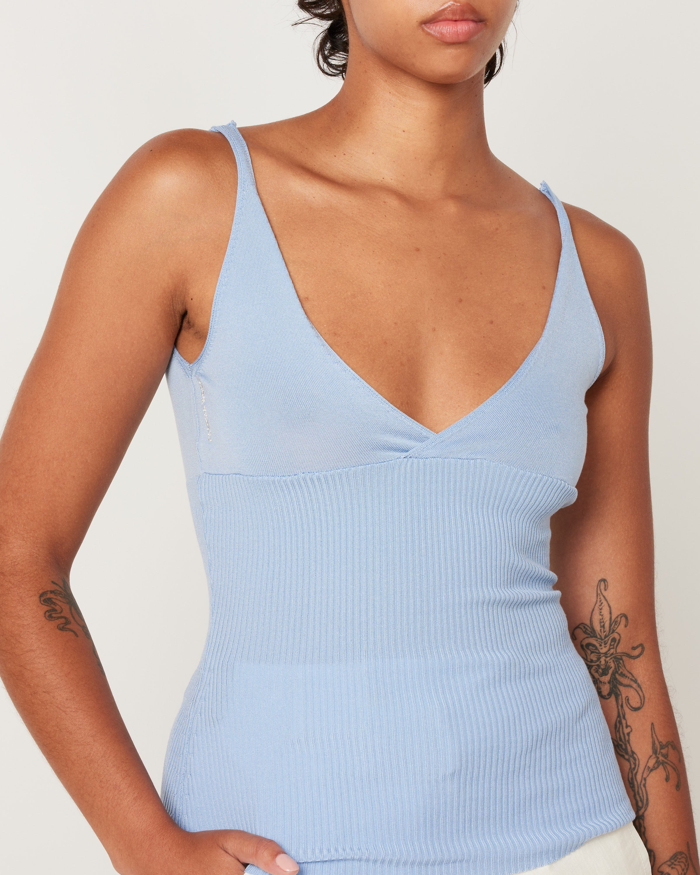 Basics Tank Top in Gray by Pleats Please Issey Miyake – Idlewild