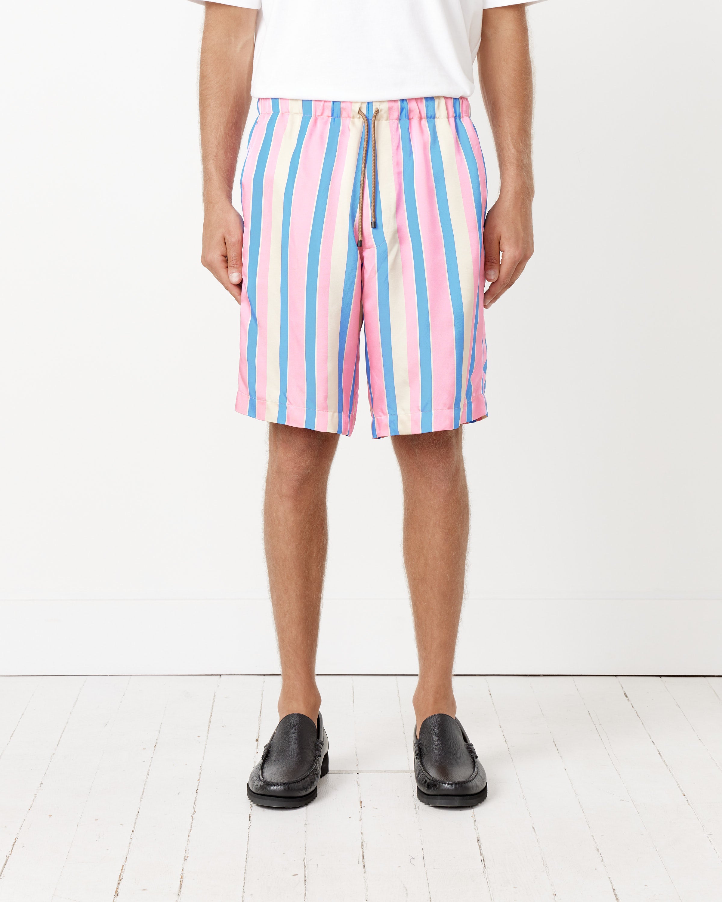 好きに MR243 ショートパンツ JQ. DOBBY STRIPE PAPILLON SHORT