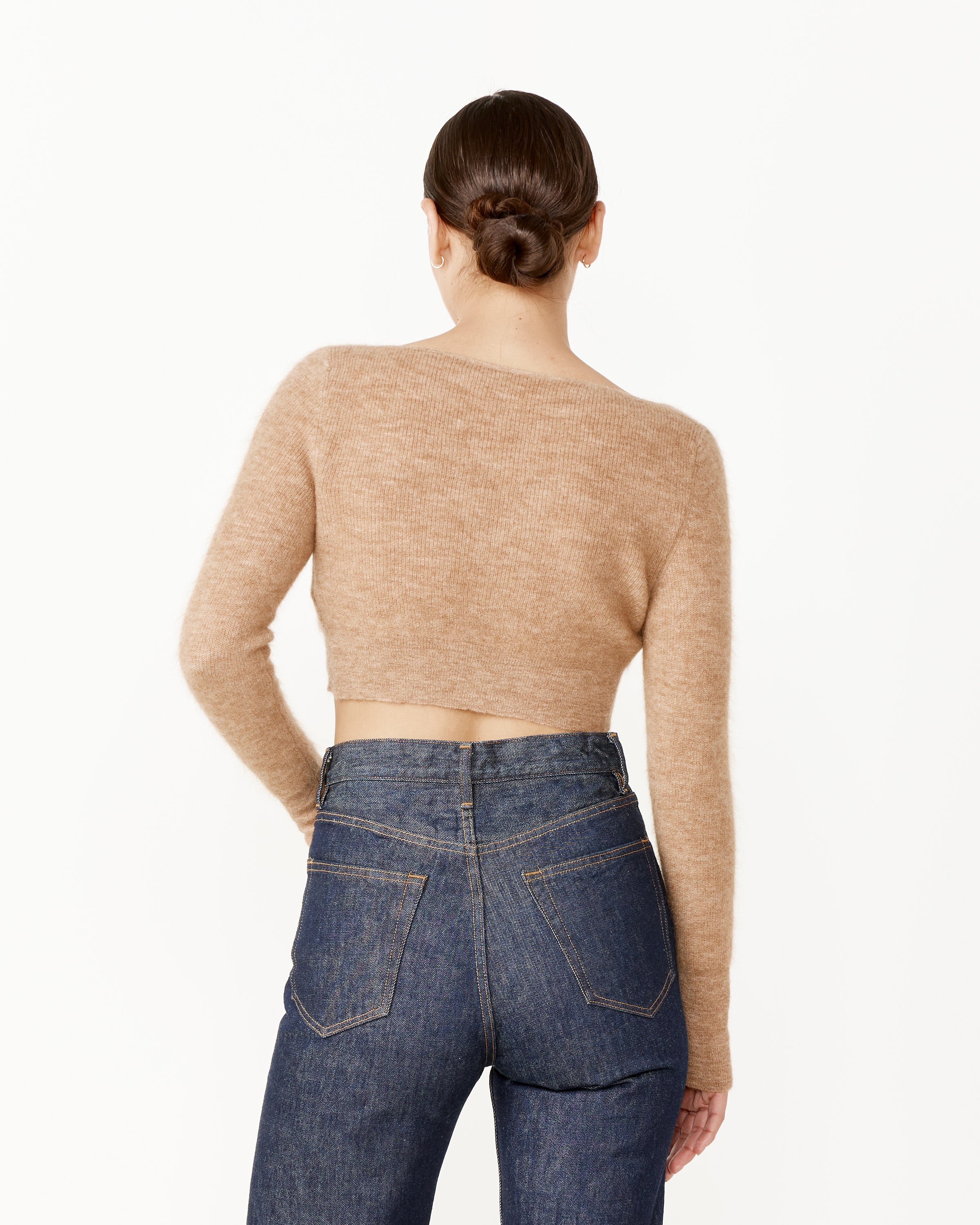 Kid Mohair Sheer Knit Cardigan in Camel – Mohawk General Store