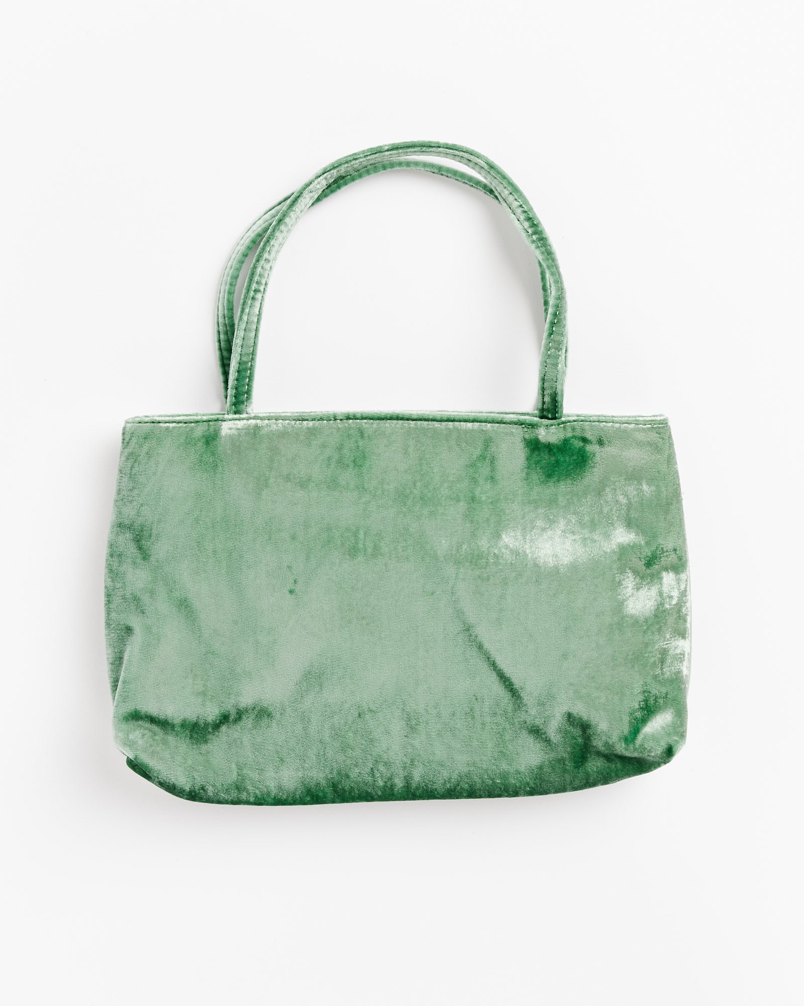 Marge Sherwood Crinkled Leather Square Shoulder Bag with Piping - Green on  Garmentory
