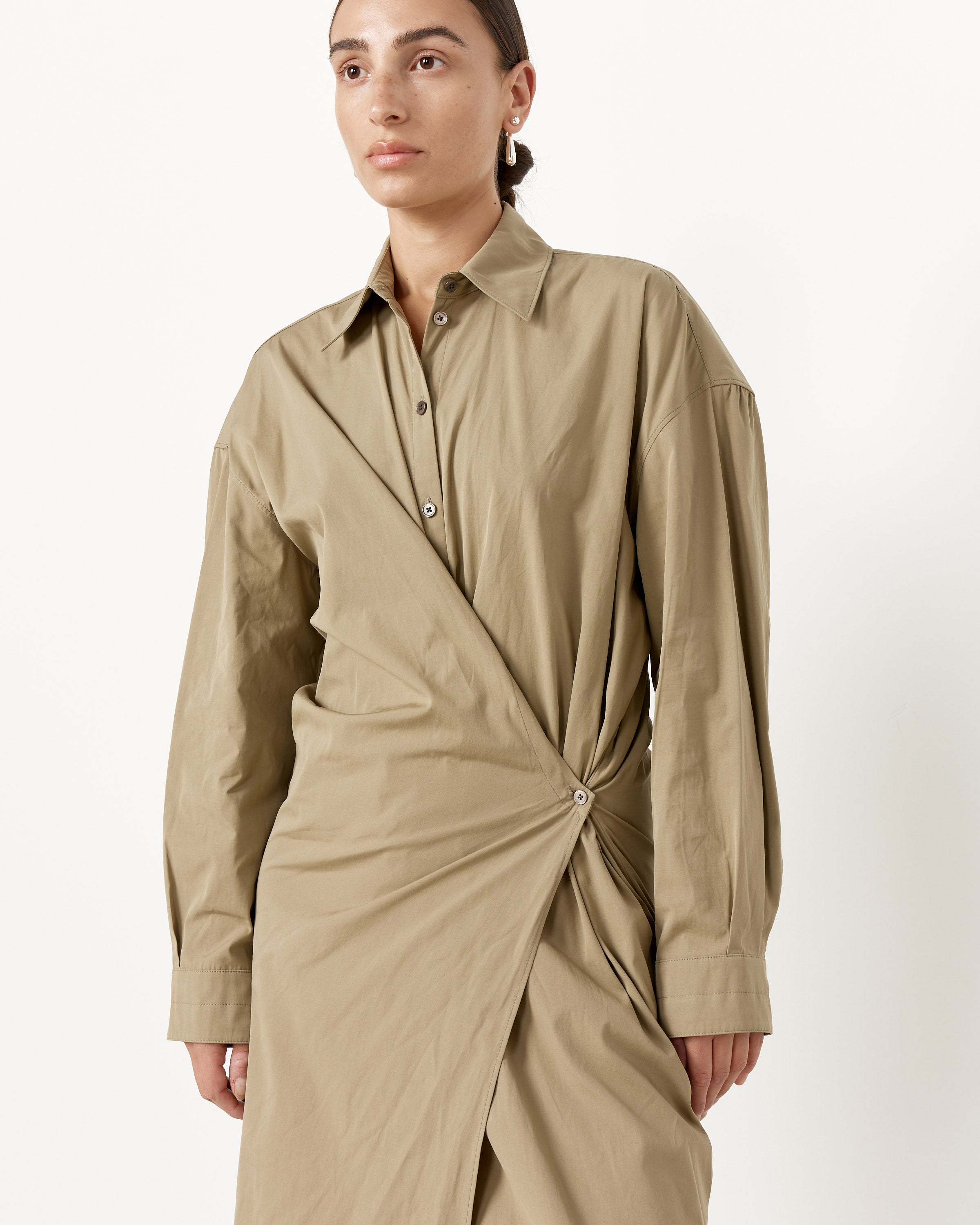 Straight Collar Twisted Dress – Mohawk General Store