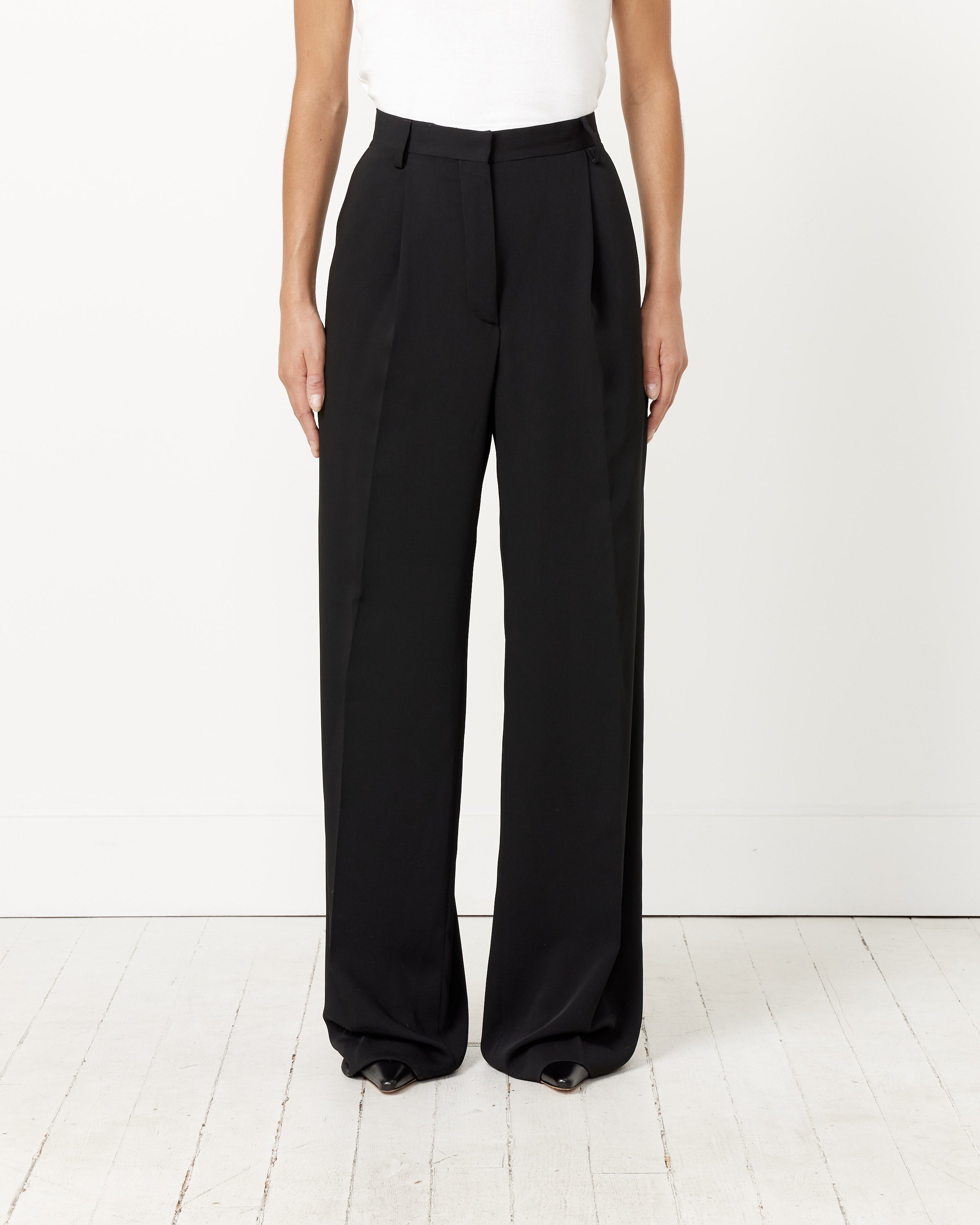 在庫限り MEER メーア CROSS パンツ VOLUME PANTS(BLK) レディース