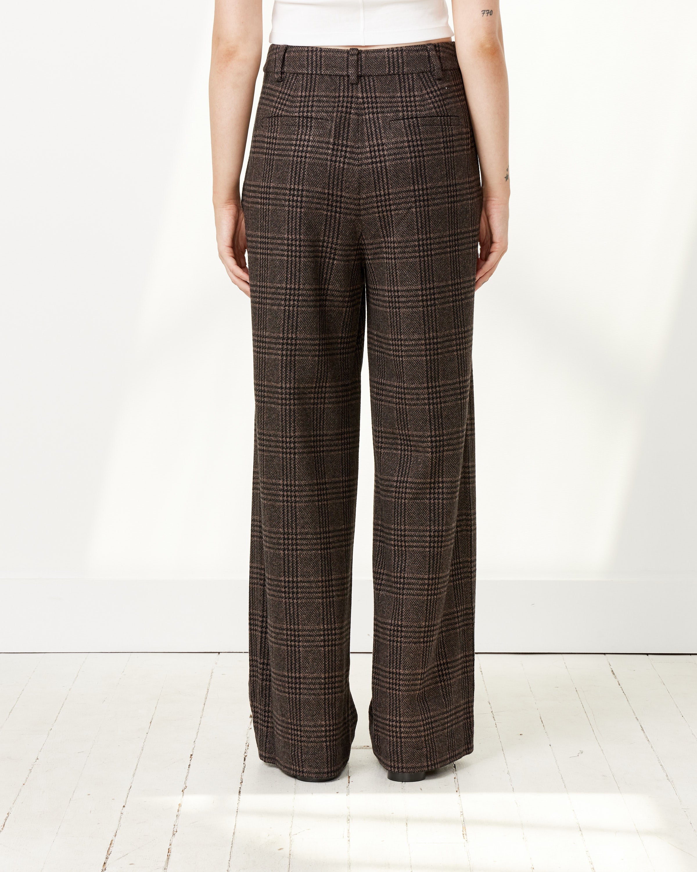 Asymmetrical Pleat Stella Pant