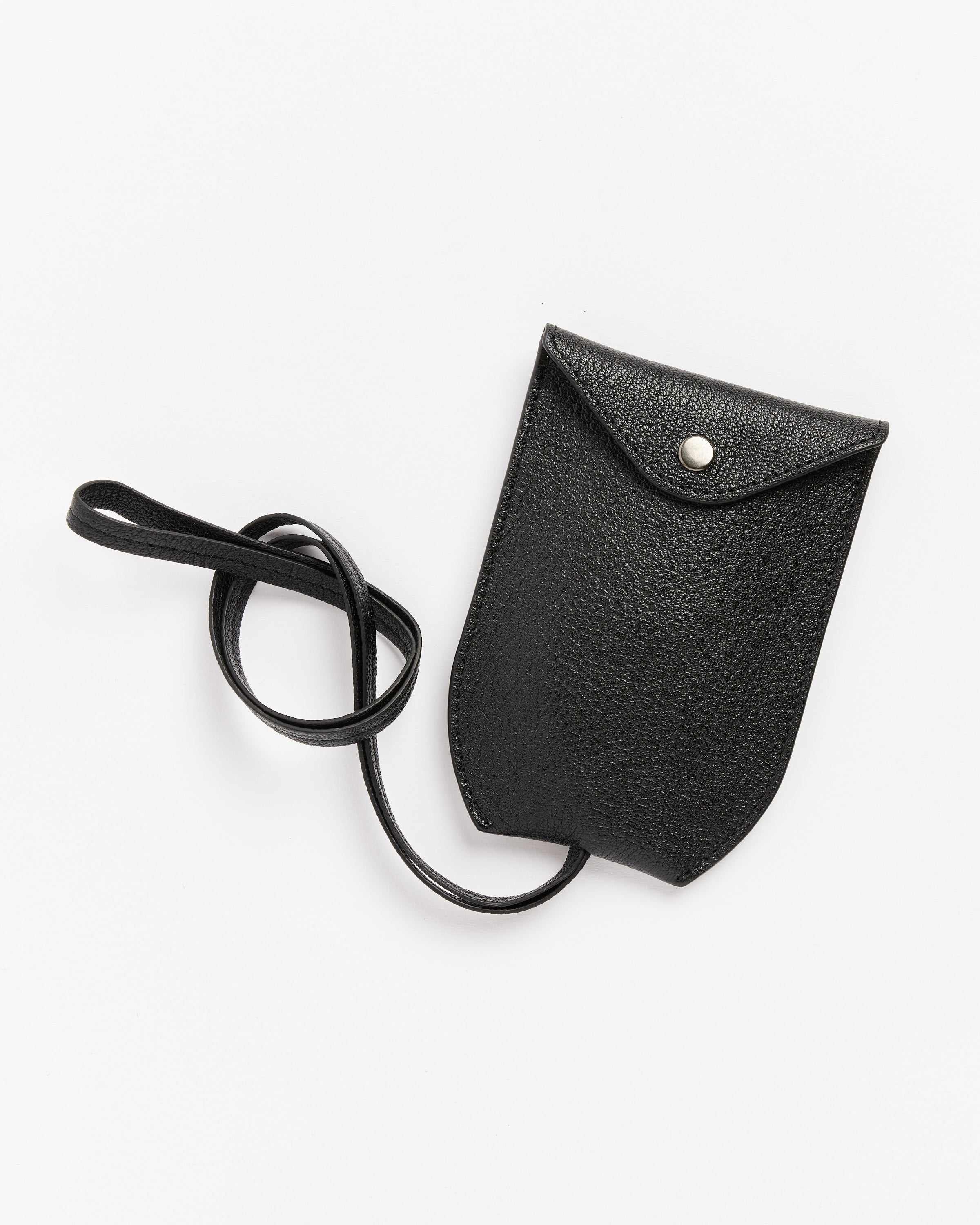 Black Leather Key Holder with Marni Mending - Key Rings - Man