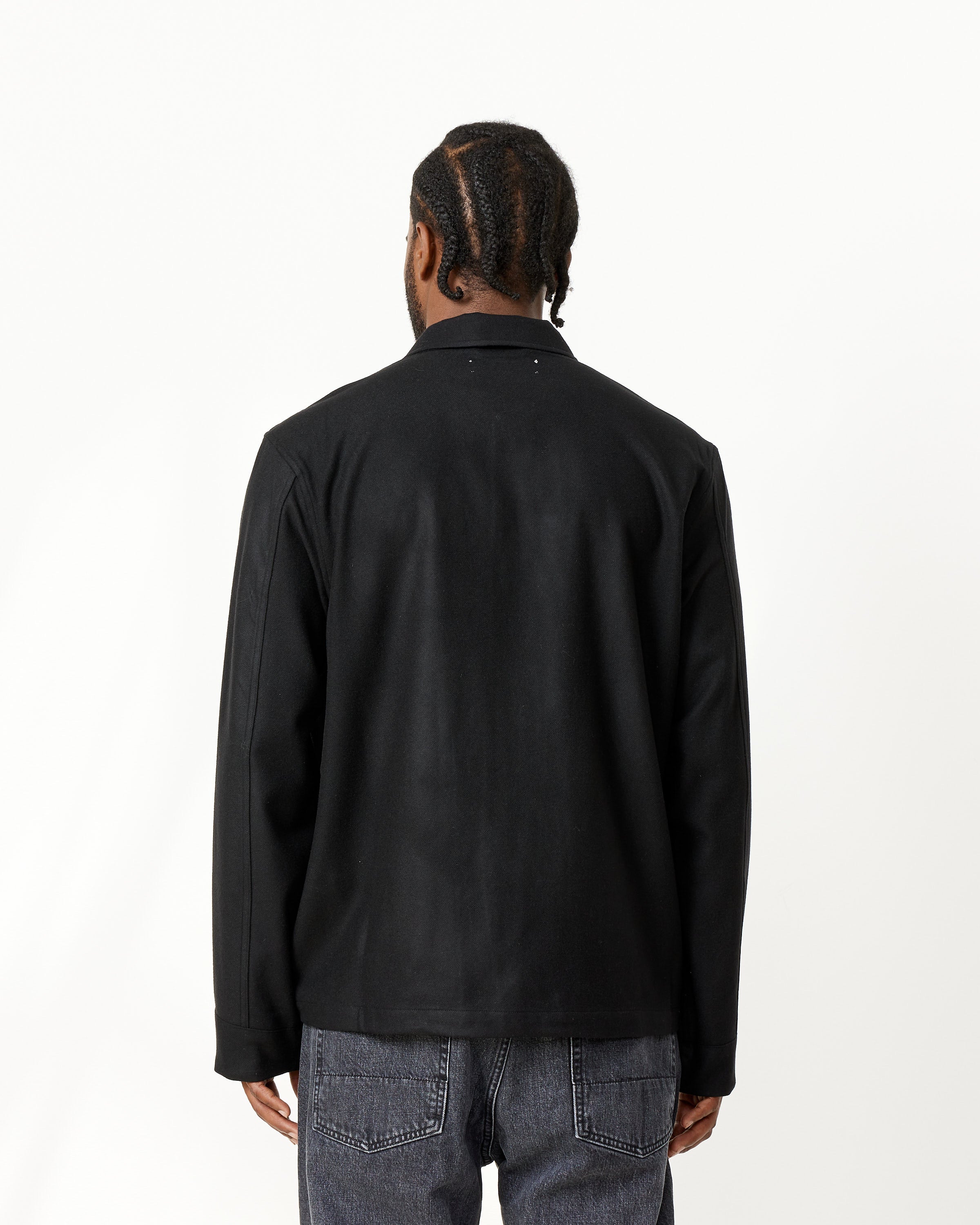 Zip Jacket in Italian Wool Gabardine Sesame – Mohawk General Store