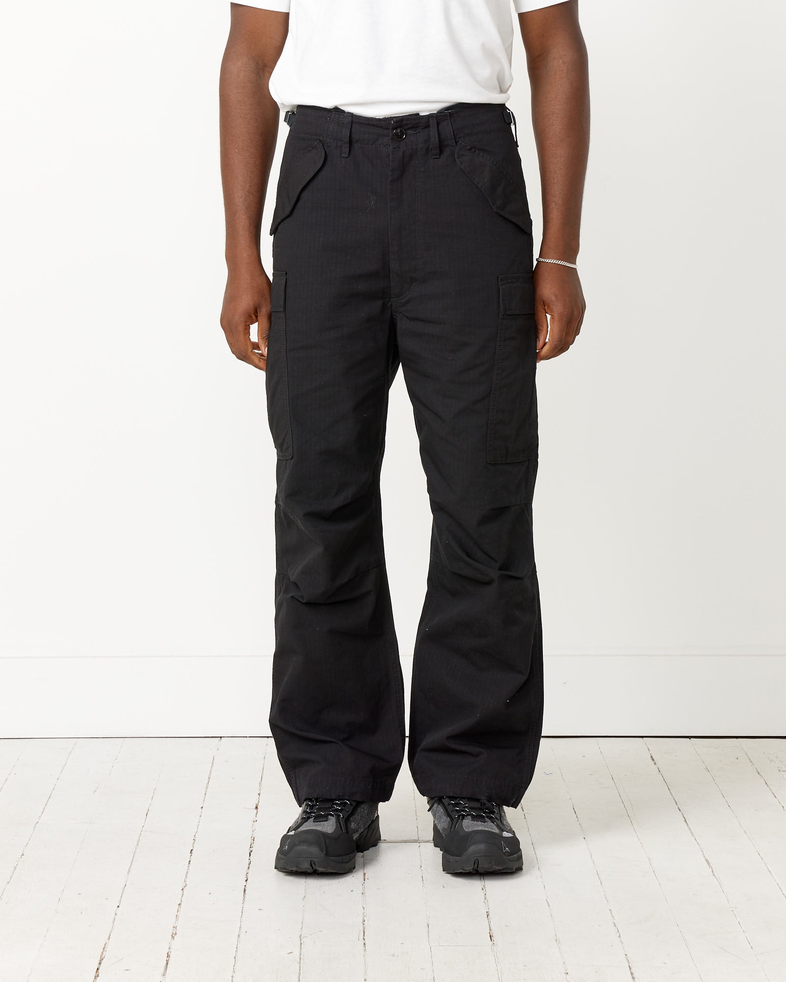Black Drawstring Sweatpants by nanamica on Sale