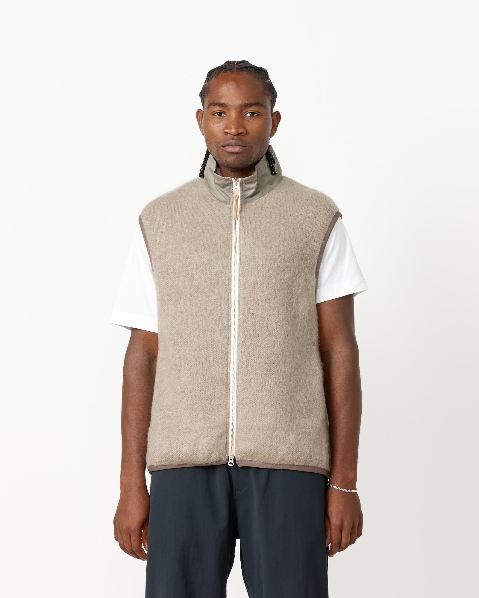 Zip Jacket in Italian Wool Gabardine Sesame – Mohawk General Store