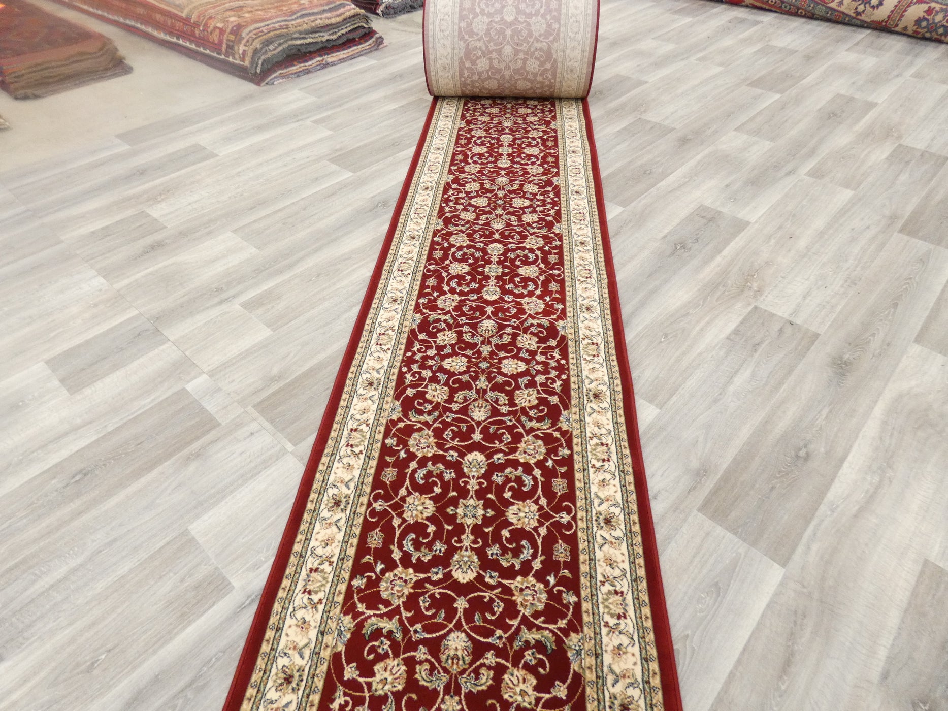 Traditional Design Hallway Runner 80cm Wide x Cut To Order