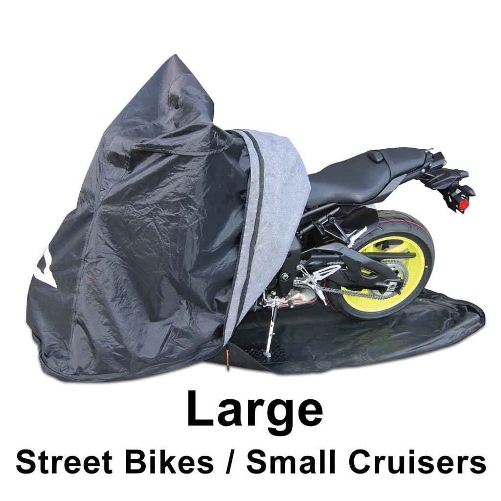 XXXL Stretched Bagger Totally Enclosed Motorcycle Cover - U109M1C