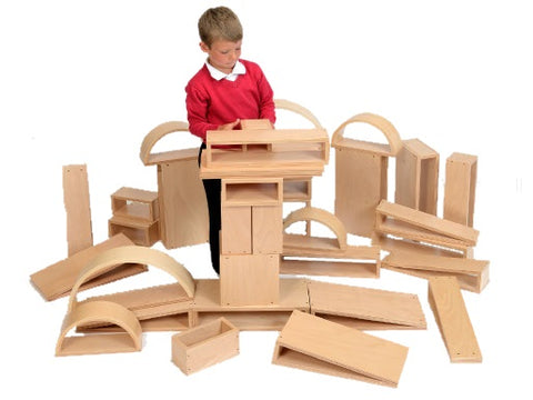 large wooden building blocks uk