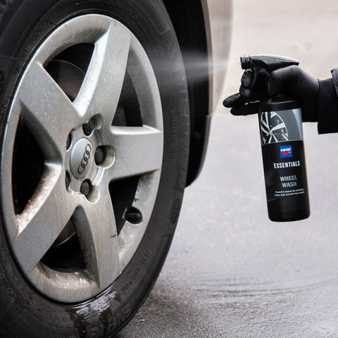 Wheel Wash op de velgen aanbrengen