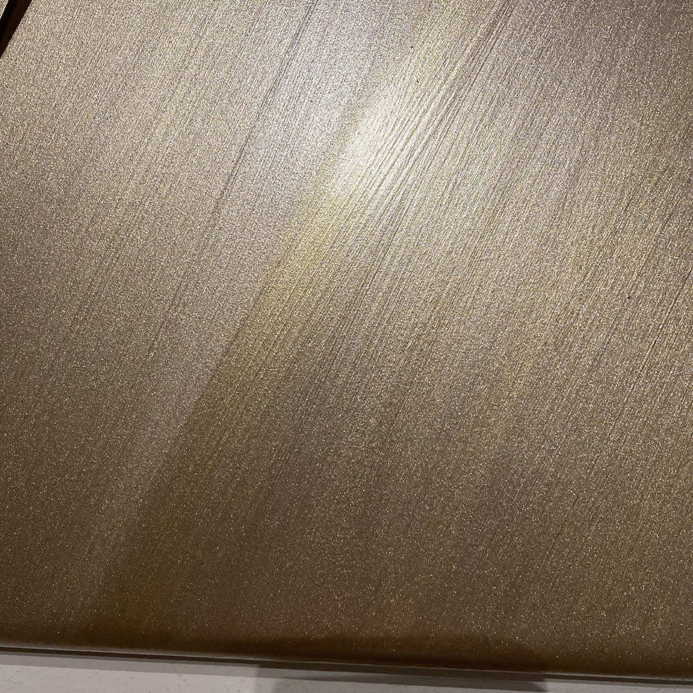 Scultura in alluminio Fulmini Oro - Vista alternativa 2