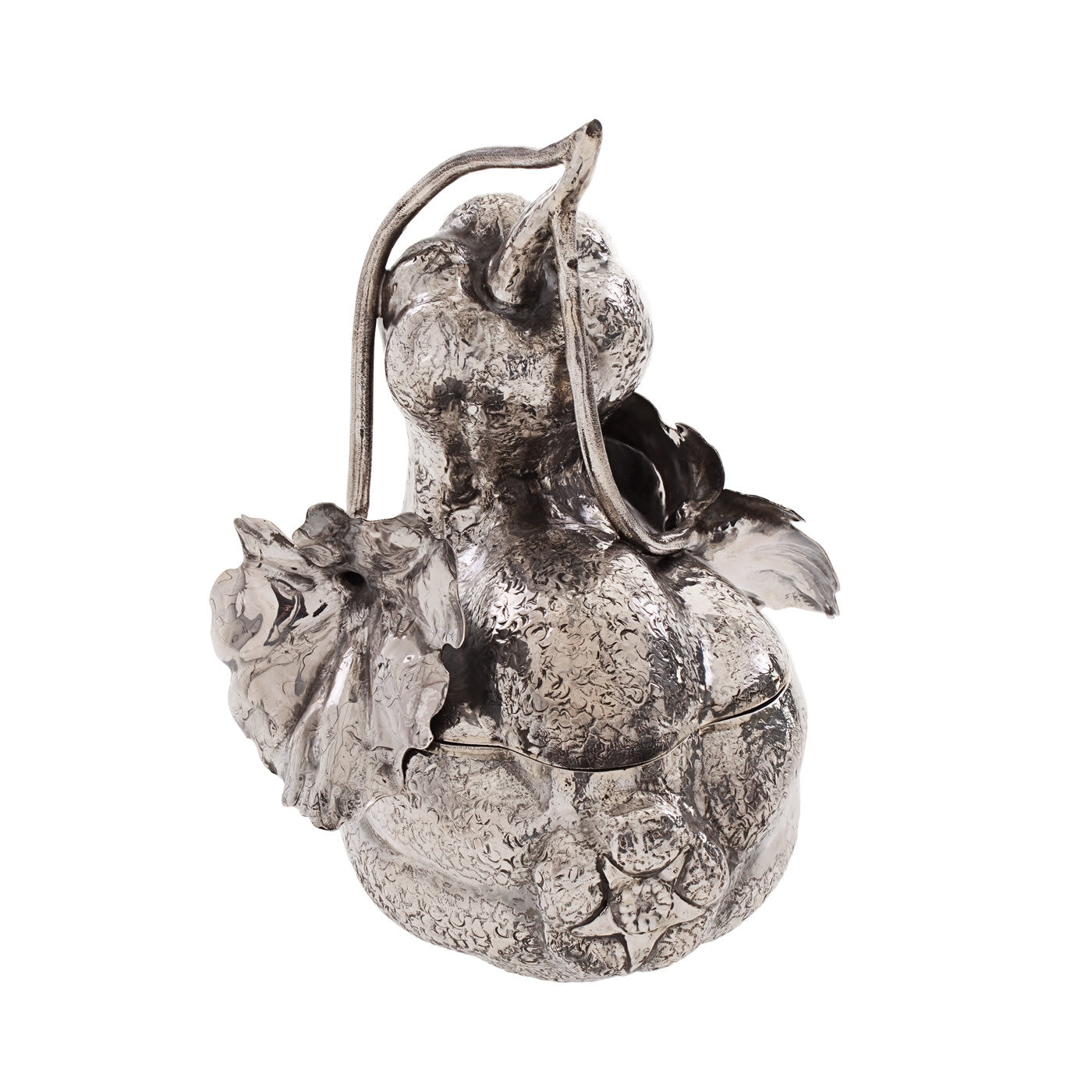 Folded Pumpkin Sterling Silver Box - Alternative view 1