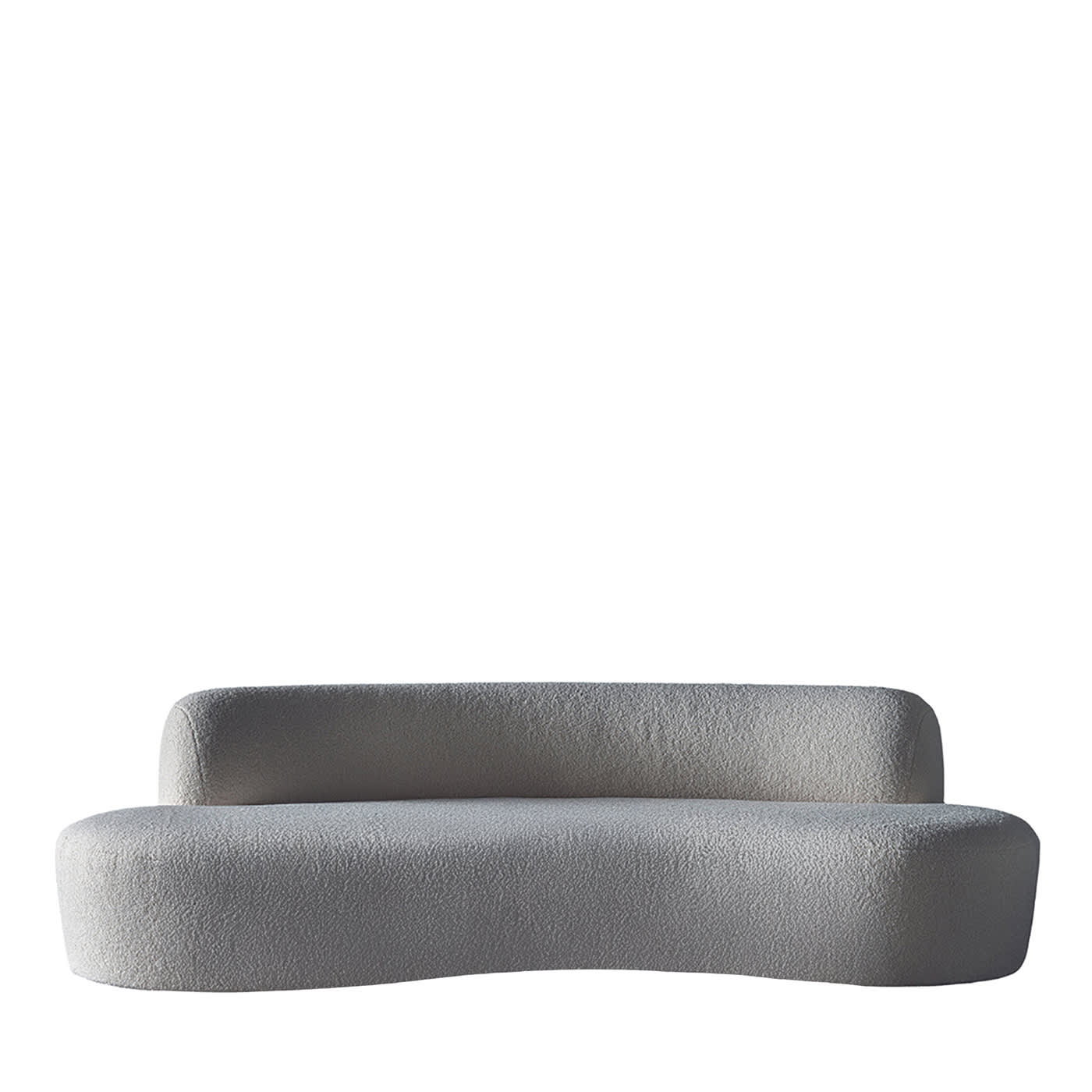 Curvy Mono White Fabric Sofa by Paola Navone - Main view
