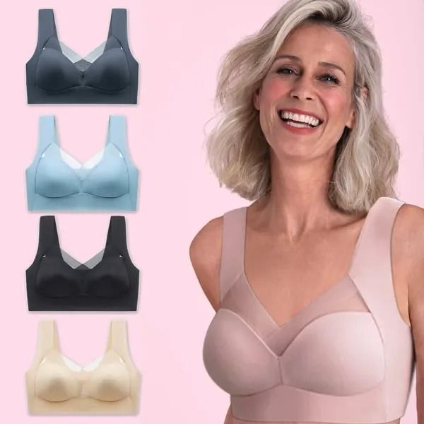 PLUS SIZE 💞💞Detachable-Strap Bandeau Bra, 🤩🤩A truly non-slip,  comfortable strapless bra. No matter what you do, this bra will provide the  bust support you've been looking for. 👇Buy now~