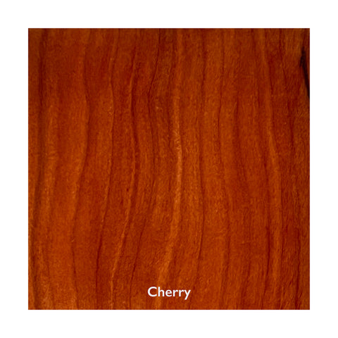 sample of cherry wood, mid reddish brown