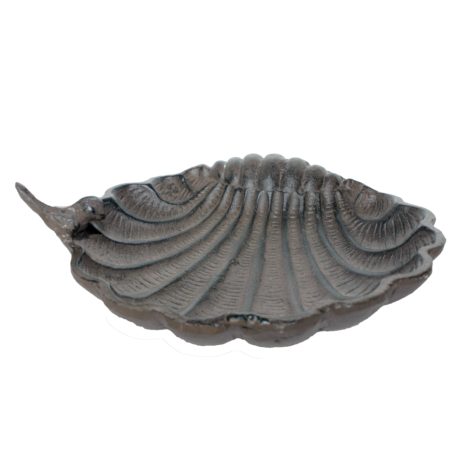 black wrought iron oyster shell