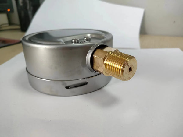 pressure gauge with radial connection