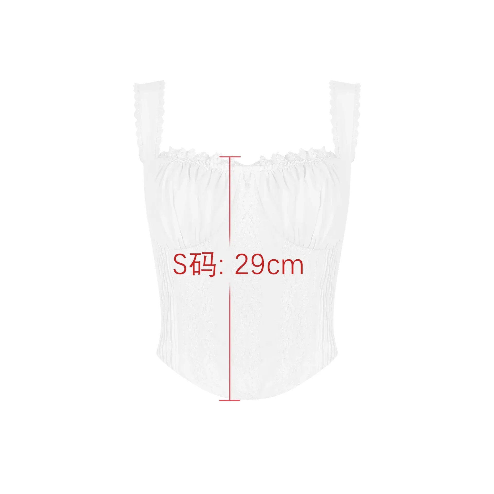 Stylish White Cropped Cami for Women - Image 7
