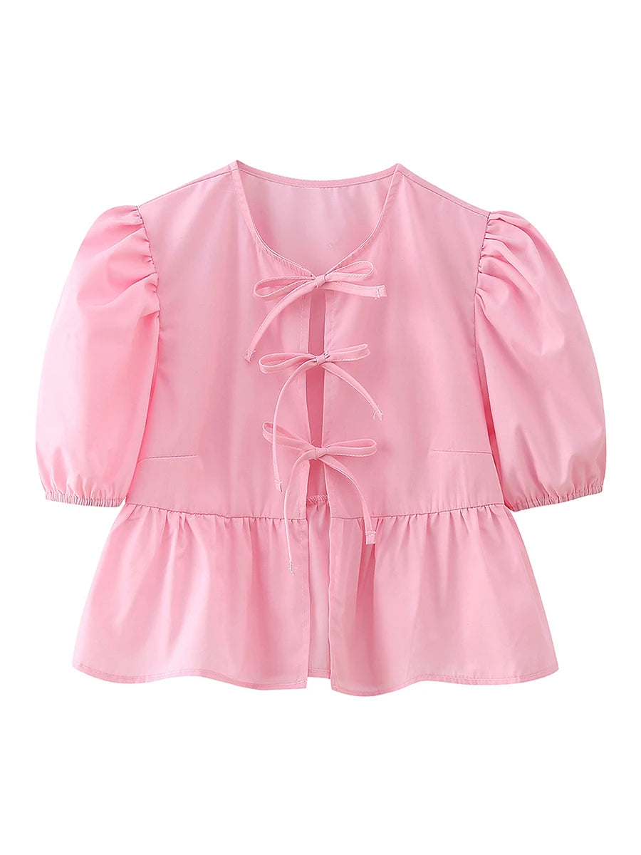 Stylish Summer Babydoll Shirts for Women's Street Style - Image 18
