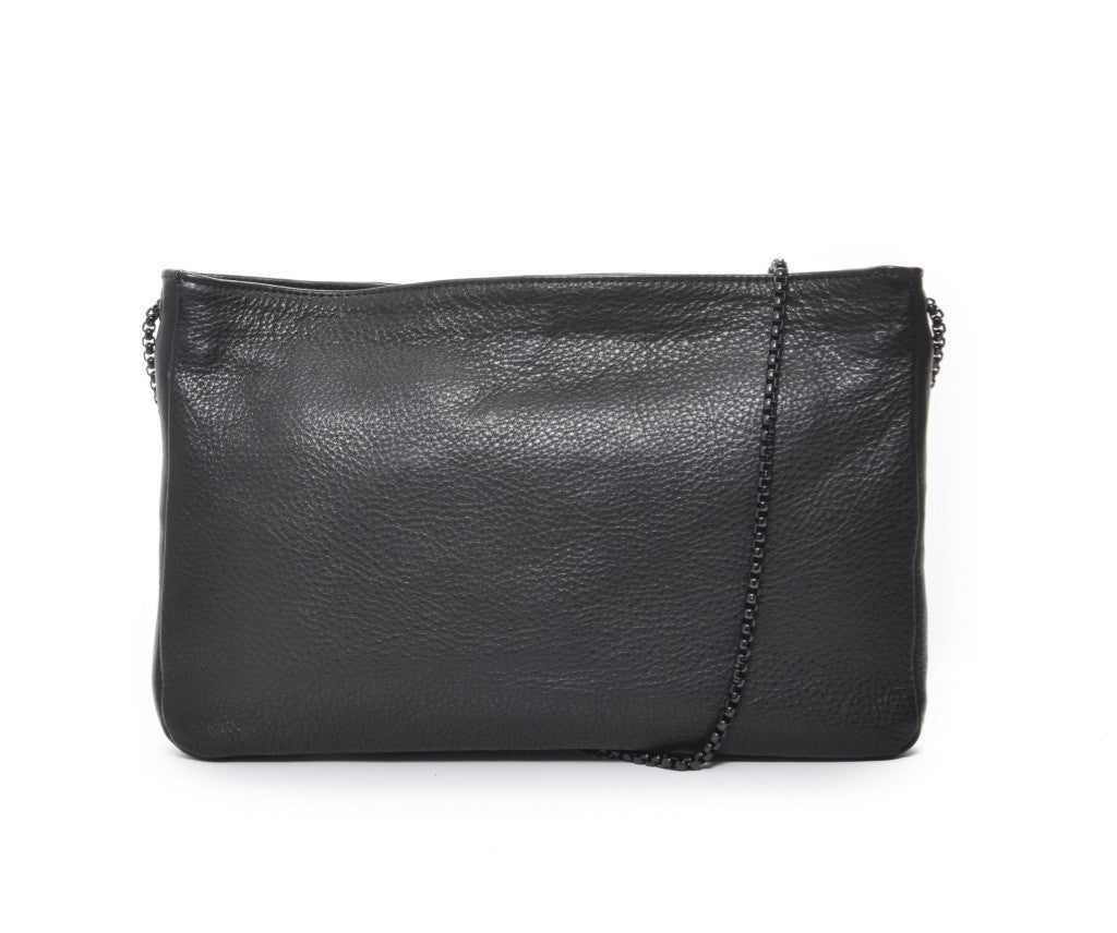 Rivoli bag: handcrafted crossbody leather bag for women. Black. - Jenni ...