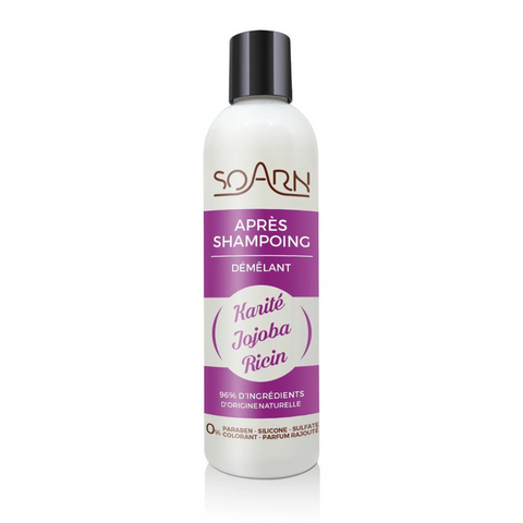 Meilleur après-shampooing naturel : Après-Shampooing Karité Jojoba Ricin - Soarn