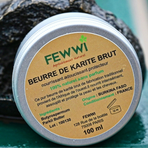 Meilleur beurre de karité brut : Beurre de Karité Brut - Fewwi