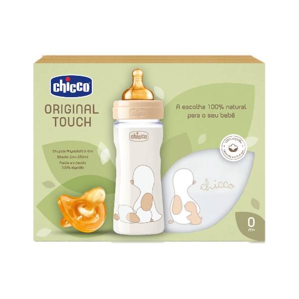 Chicco Conjunto Natural Feeling +0 meses Neutro