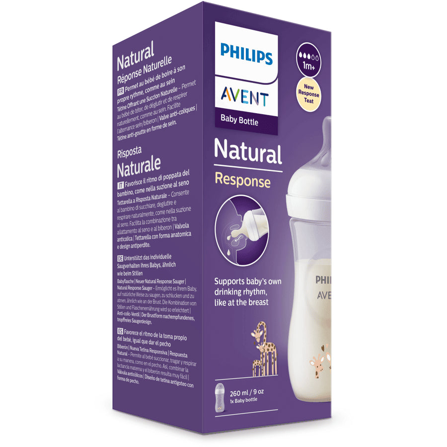 Philips Avent Biberão Natural Response +1 meses 260 mL Koala