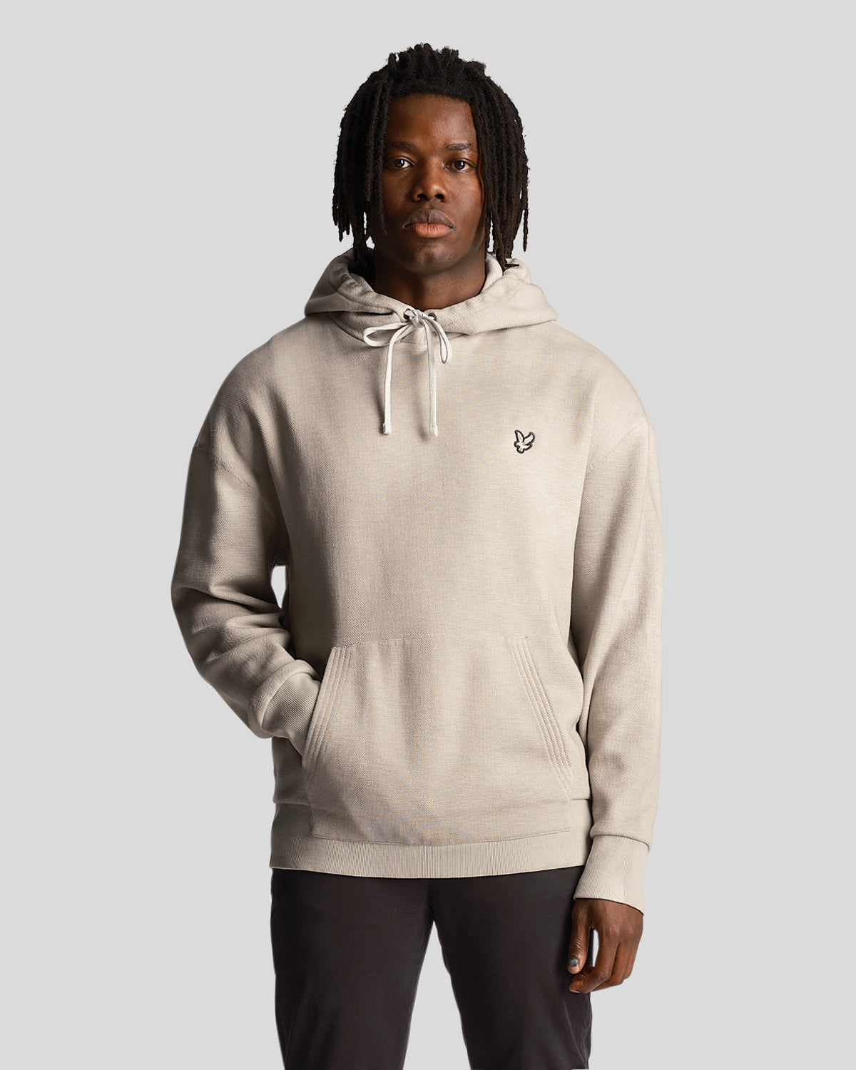 Lyle & Scott Mens Washed Hoodie in Grey - XXL product